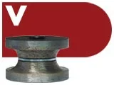 Diamond Router Bits | Bullnose V Profile