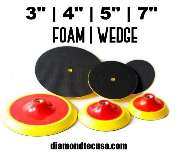 Sandit Foam Back Pad | Velcro 3", 4", 5", 7" - Image 2