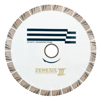 Zenesis® III Granite Bridge Saw Blade 20mm Segment