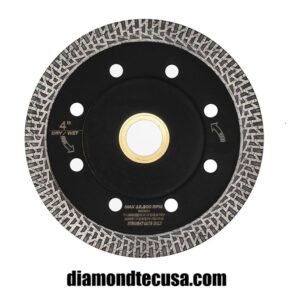 thin rim mesh turbo blade for porcelain