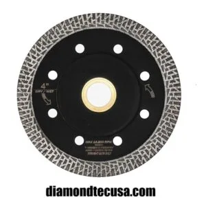 thin rim mesh turbo blade for porcelain
