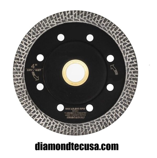 thin rim mesh turbo blade for porcelain