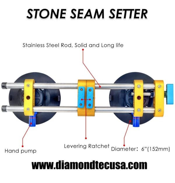 seam setter for marble granite quartz slab