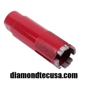 core_bit_segment_red_granite_quartz