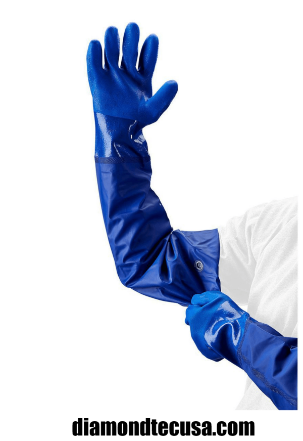 PVC-Long-Cuff-Oil-Resistant-Gloves